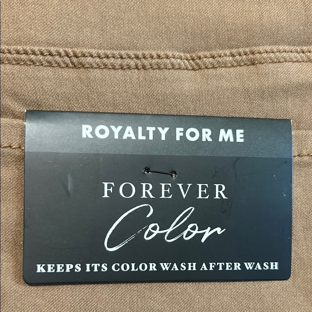 Royalty For Me Light Brown (Almond) Jeans - Picture 6 of 9